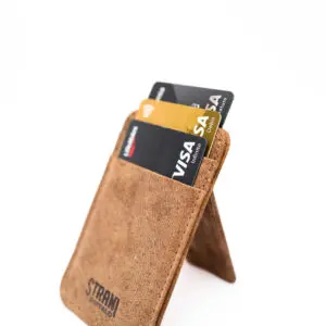 Billetera de cuero de búfalo